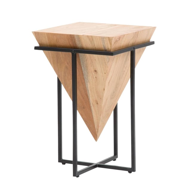 Bout de canapé en bois d'acacia ROMÉO Couleur v002228 <span itemprop=
