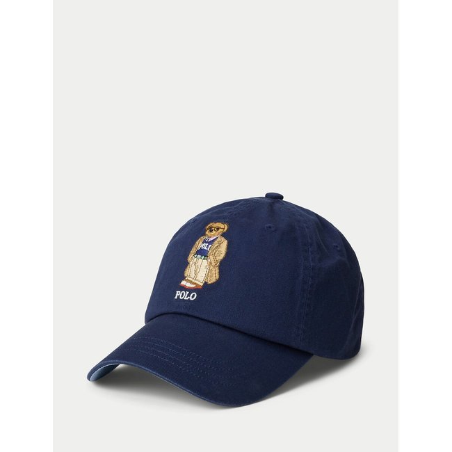 Berretto con logo con orso blu marino POLO RALPH LAUREN