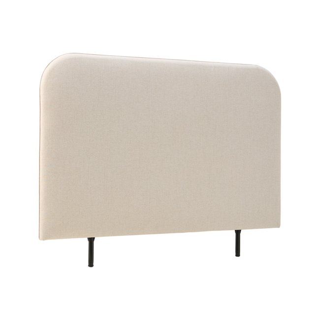 Tête de lit tissu - PAULINE Couleur beige <span itemprop=