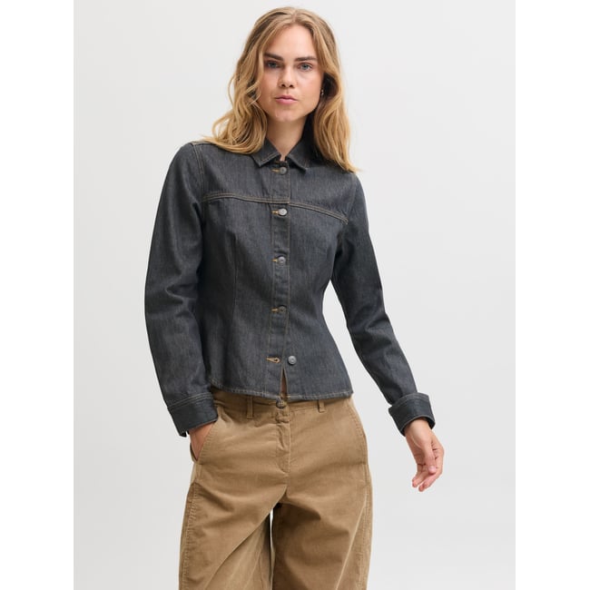 Chemise En Denim grise - grey denim 1 <span itemprop=