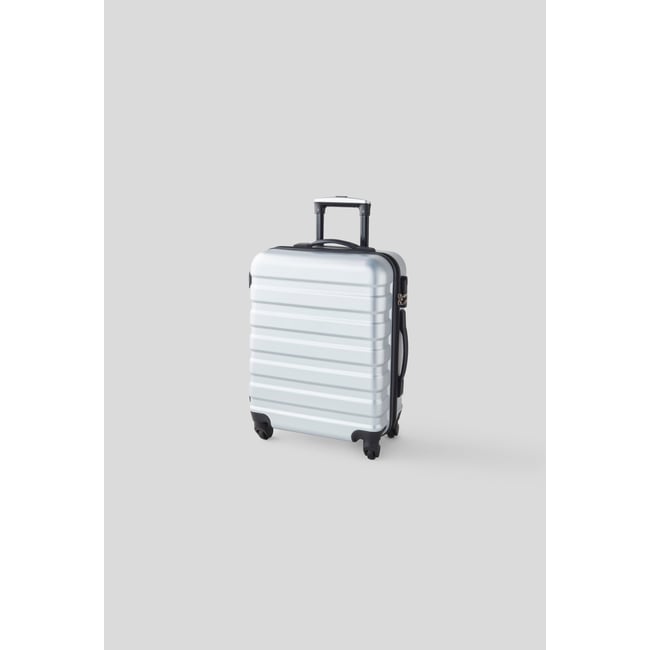 Valise cabine, 4 roues, 55 cm silver metal <span itemprop=