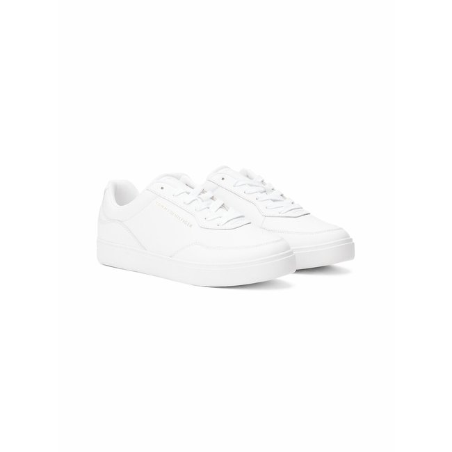 Casual Cupsole Leather Trainers - TOMMY HILFIGER