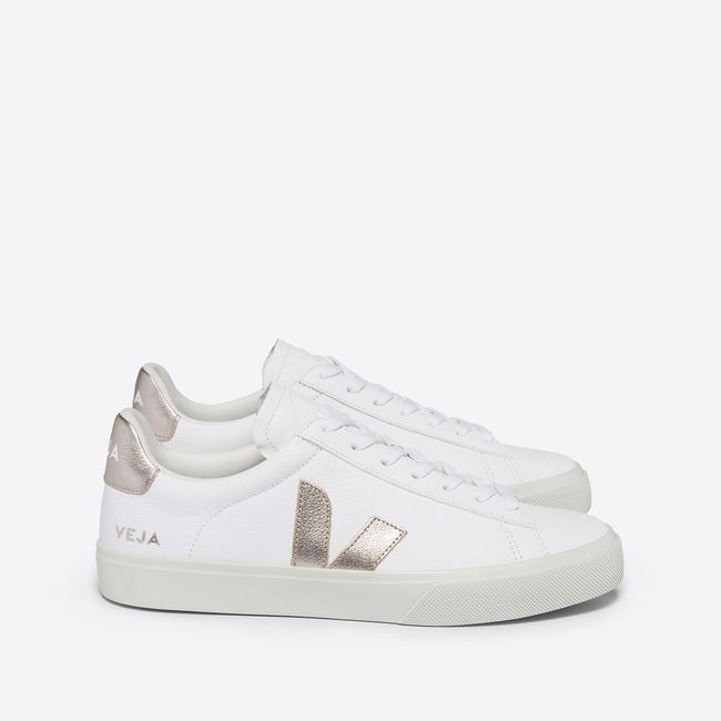 Campo trainers white gold coloured Veja La Redoute