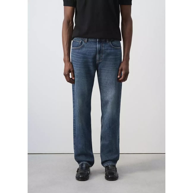 Jean Bob regular-fit bleu foncé <span itemprop=