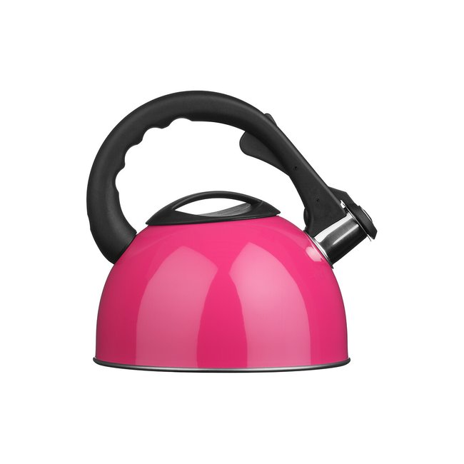 2.5L Stove Top Whistling Kettle in Hot Pink, bright pink, SO'HOME