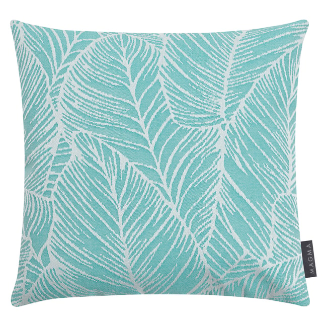 Housses de coussin extérieur dralon motif végétal MADEIRA Lot de 2 - MAGMA HEIMTEX