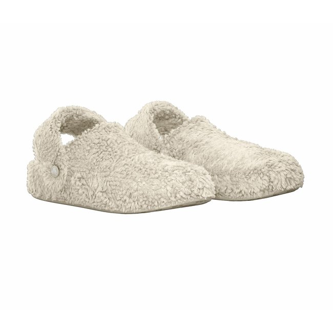 Chaussons Classic Cozzy ecru <span itemprop=
