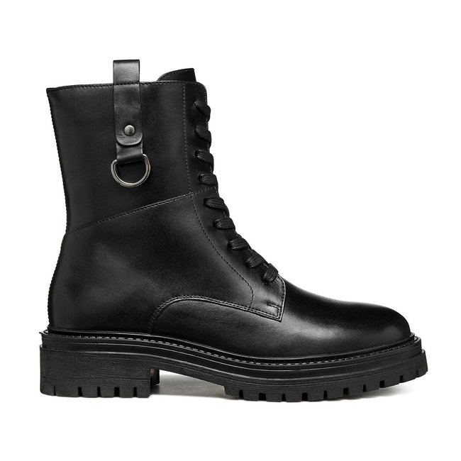 Boots à lacets Iridea noir <span itemprop=