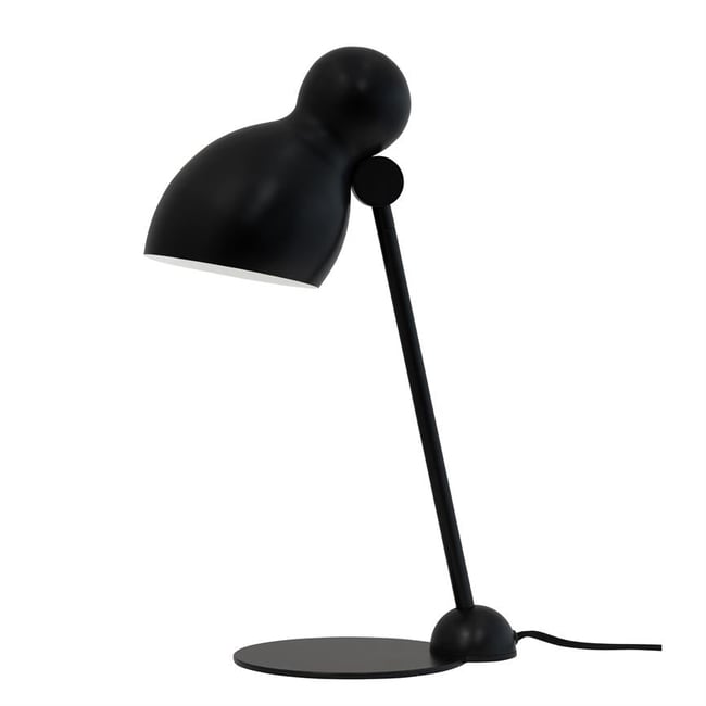 Lampe à poser en métal noir LUDO Couleur noir <span itemprop=