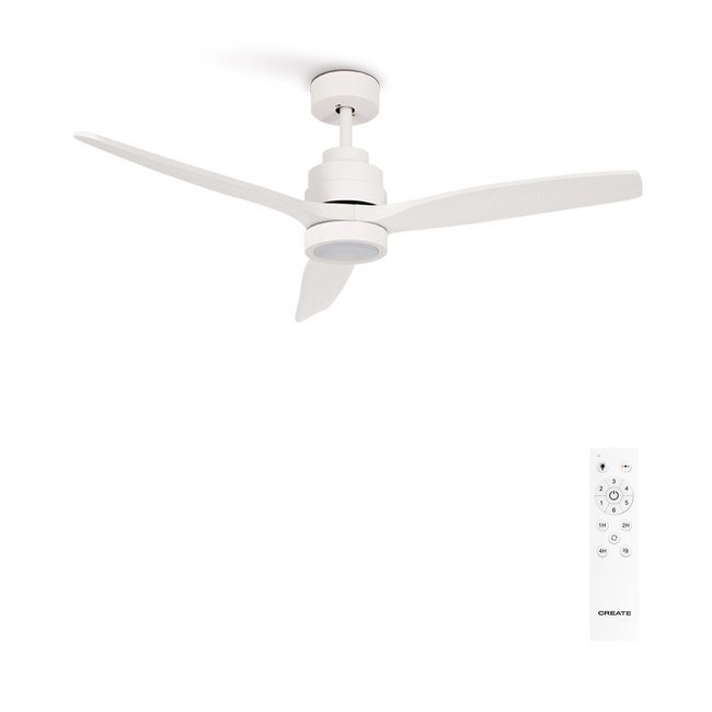 Ventilateur de plafond avec pales en ABS technique avec lumière et télécommande WIND STYLANCE - CREATE