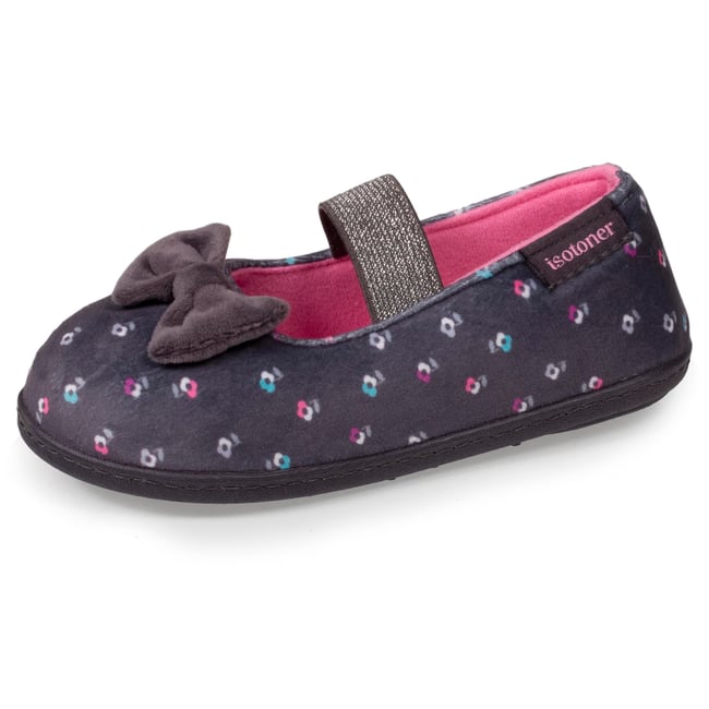 Chaussons Ballerines gris <span itemprop=
