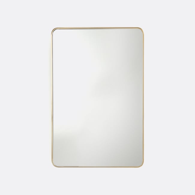 Miroir rectangulaire, en métal fer, largeur 60 x hauteur 90 cm, IODUS - LA REDOUTE INTERIEURS