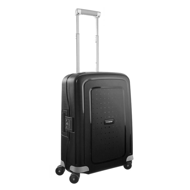 Mala de cabine S'Cure, 55 cm, com 4 rodas e fechadura, da Samsonite - SAMSONITE