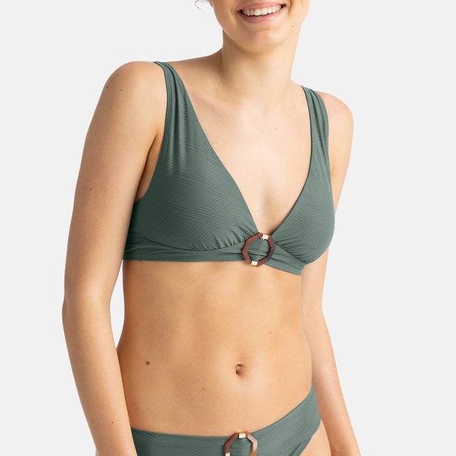 Bikini-Oberteil Elmina khaki <span itemprop=
