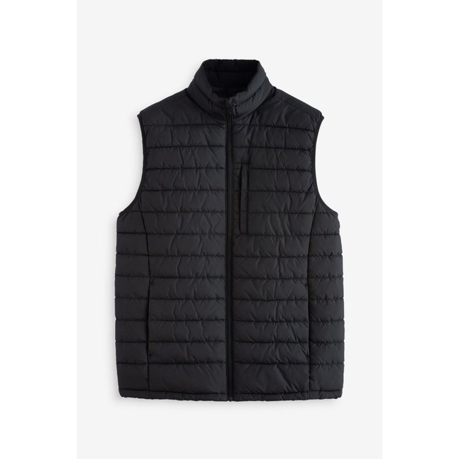 Doudoune sans manches légère et déperlante noir <span itemprop=