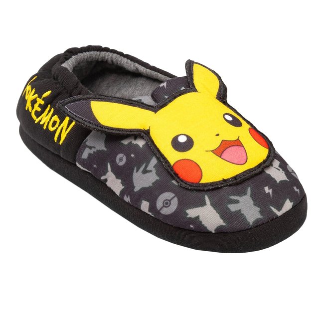 Chaussons noir / jaune / rouge <span itemprop=
