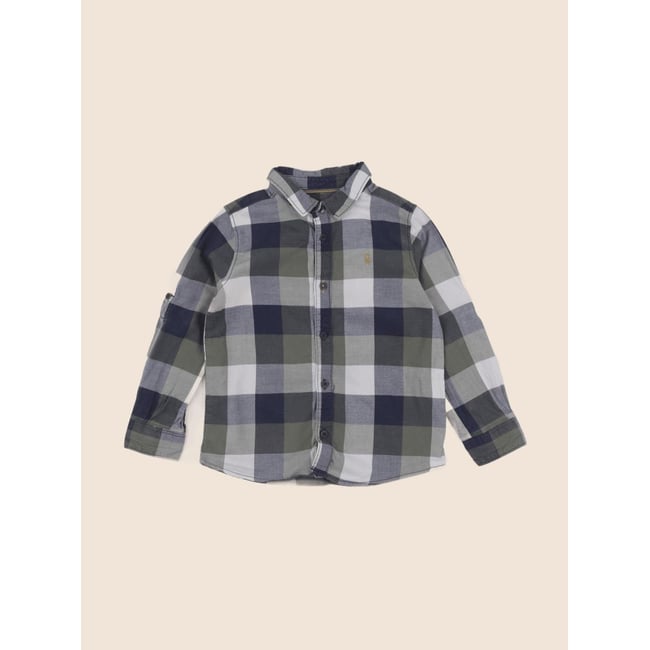 Chemise - Etat satisfaisant bleu, vert <span itemprop=