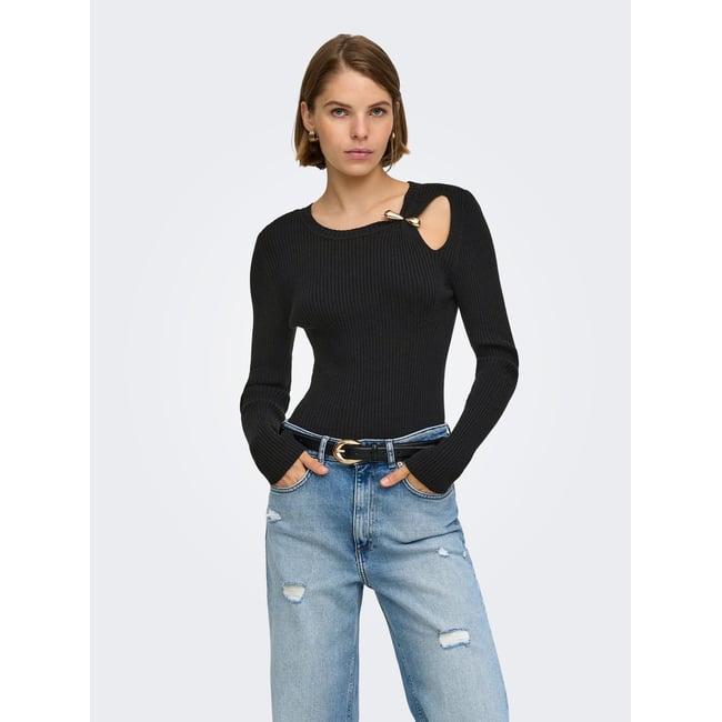 Pull En Maille noire - black <span itemprop=