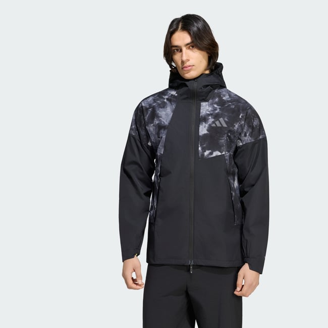 Veste Hybride Terrex Xperior 2,5 Couches Primeknit Teintée Par Pulvérisation Climaproof black <span itemprop=