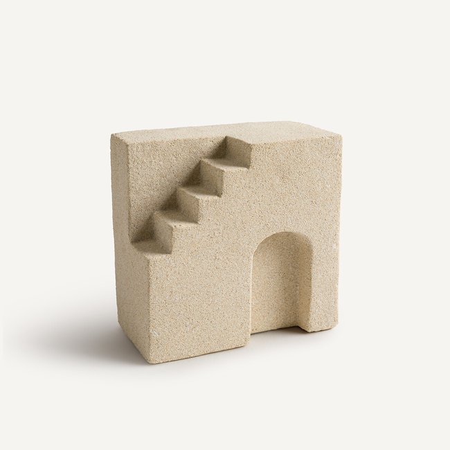 Set of 2 Arenis stoneware Bookends, beige, AM.PM