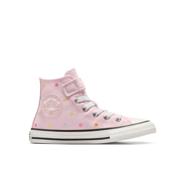 Baskets CHUCK TAYLOR ALL STAR EMBROIDERED POLKA DOTS EASY ON rose baie/blanc vintage <span itemprop=