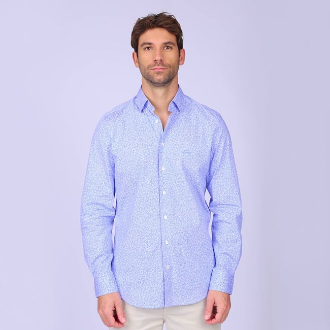 Chemise Garren bleu <span itemprop=