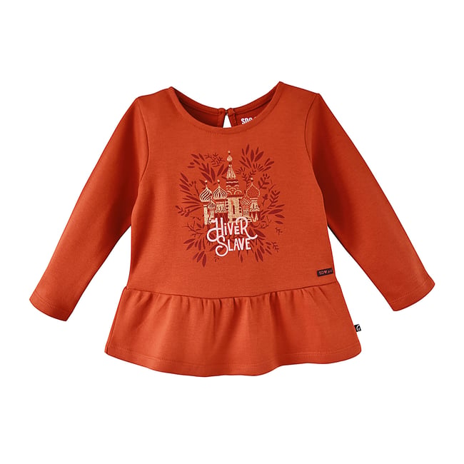 T-shirt hiver slave dakota rouge <span itemprop=
