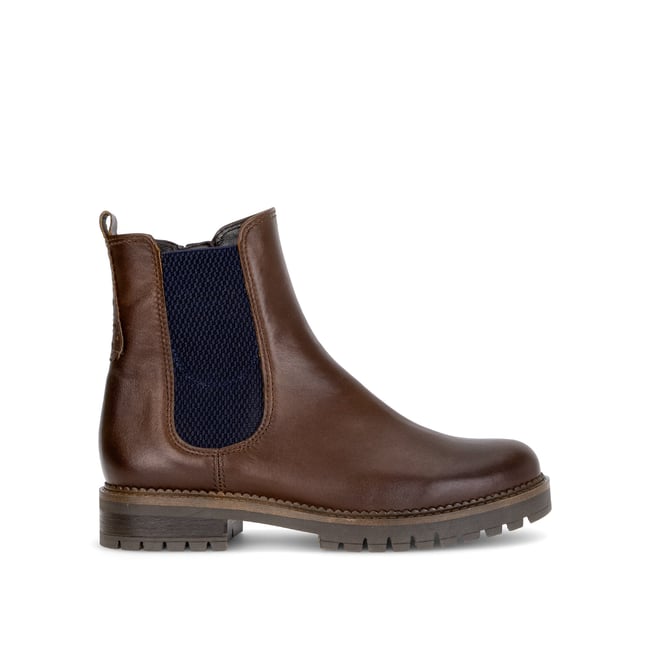 Bottines en cuir lisse à talon décroché - GABOR