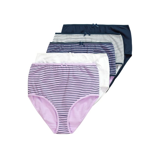 Culottes maxi taille haute, lot de 5 - ULLA POPKEN