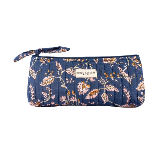 Trousse écolier en coton matelassé - BINDI ATELIER