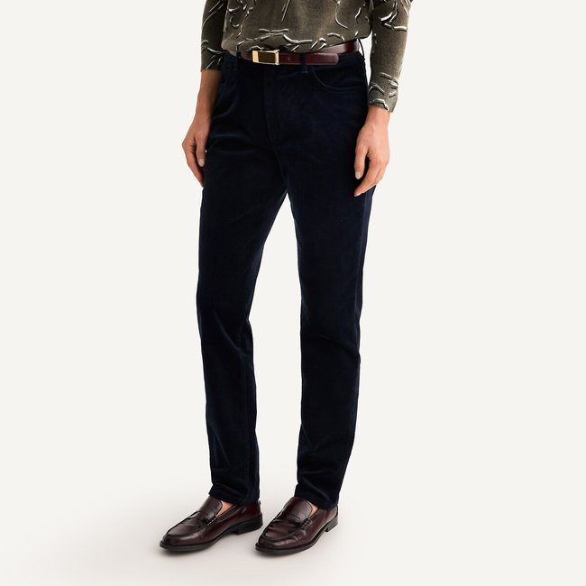 Stretchy Velour Trousers - ANNE WEYBURN