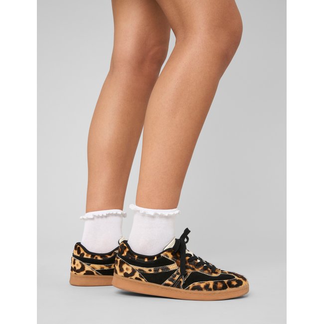 Paire de chaussettes froufrou blanc <span itemprop=