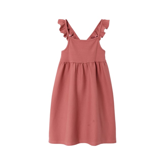 Robe sans manches vieux rose <span itemprop=