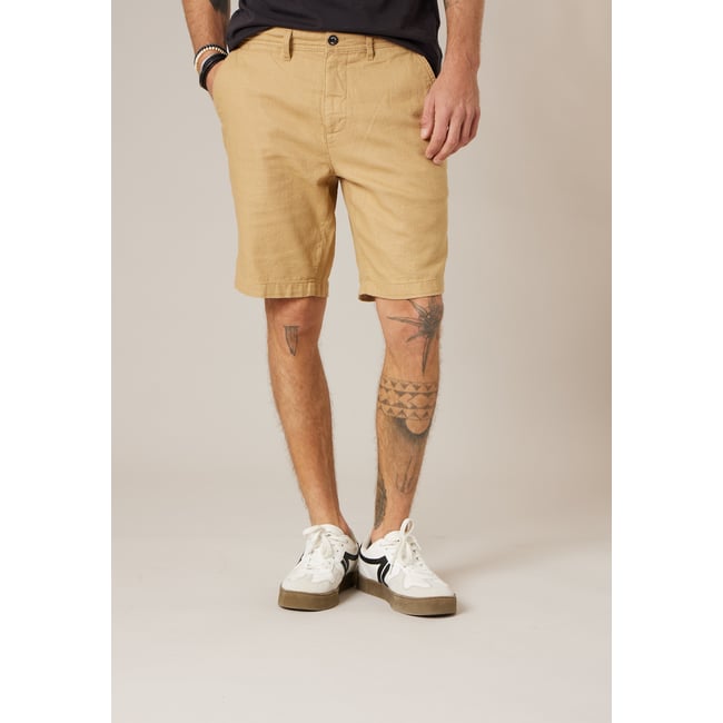 Bermuda régular homme en coton MIDORI light beige <span itemprop=