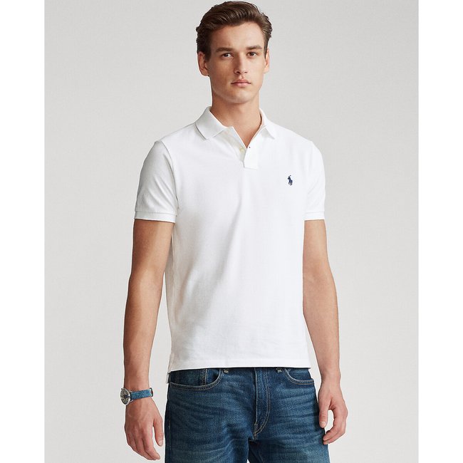 Cotton pique polo shirt in custom slim fit Polo Ralph Lauren La Redoute