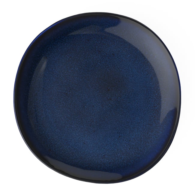 Assiette Dessert LAVE Couleur bleu <span itemprop=