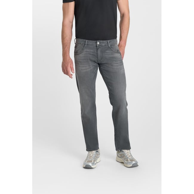 Jeans droite jogg 800/12 regular , longueur 34 grey <span itemprop=