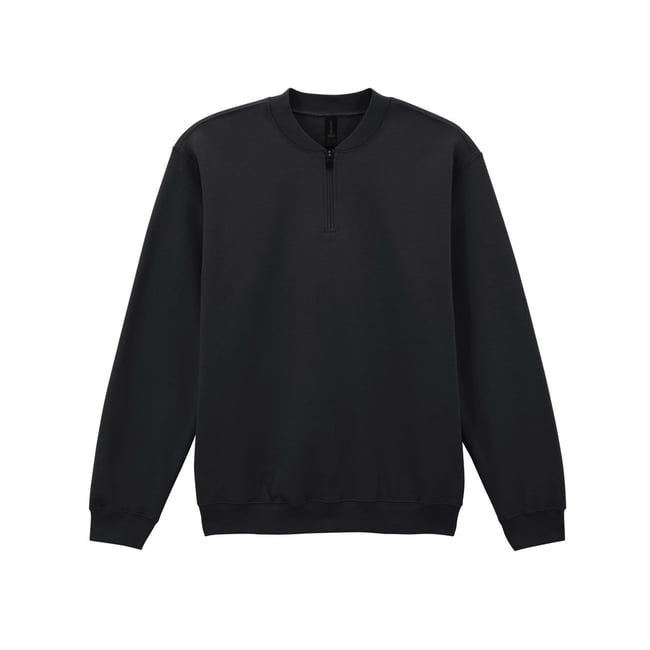 Sweat uni à col zippé SOFTSTYLE - GILDAN