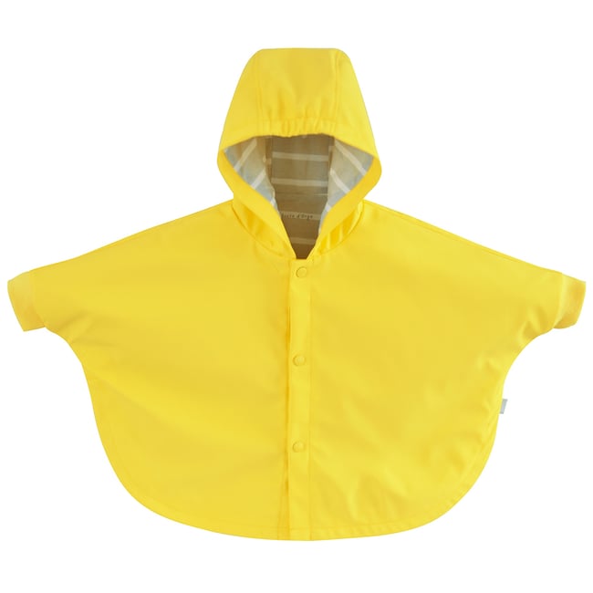 Cape de pluie bebe jaune <span itemprop=
