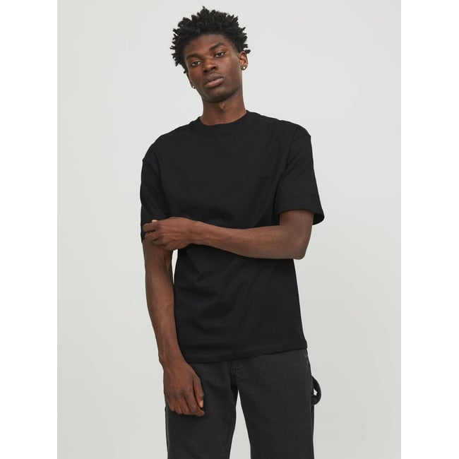 Jack & Jones T-Shirt Manches Longues Coton Bio Col Rond - Basique Confortable Homme