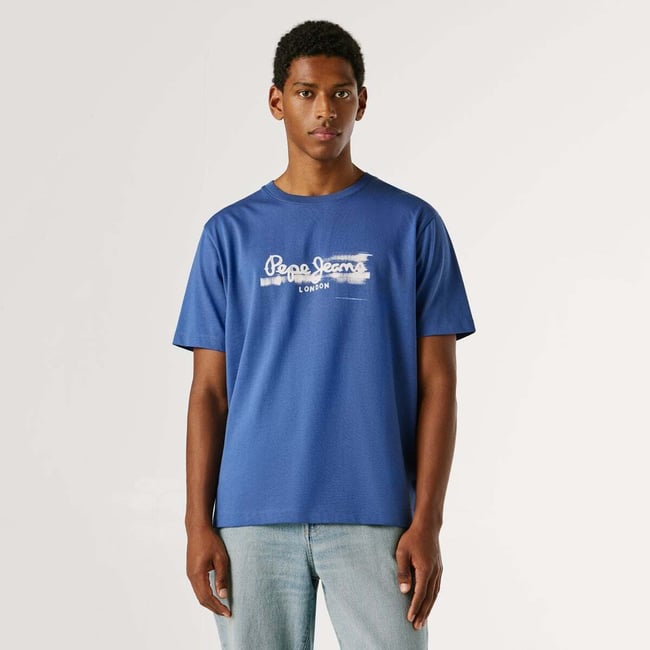 T-Shirt Coupe Regular Avec Logo Imprimé - PEPE JEANS