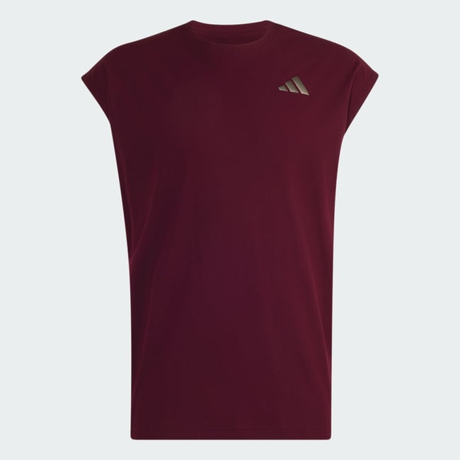 T-Shirt Sans Manches Oversize Tennis Climacool+ T-Shirt Sans Manches Oversize Tennis Climacool+ maroon <span itemprop=