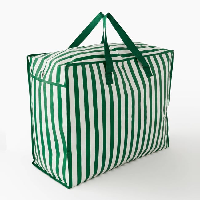 Sac de rangement à zip,58x28x47cm, en polypropylène spring <span itemprop=