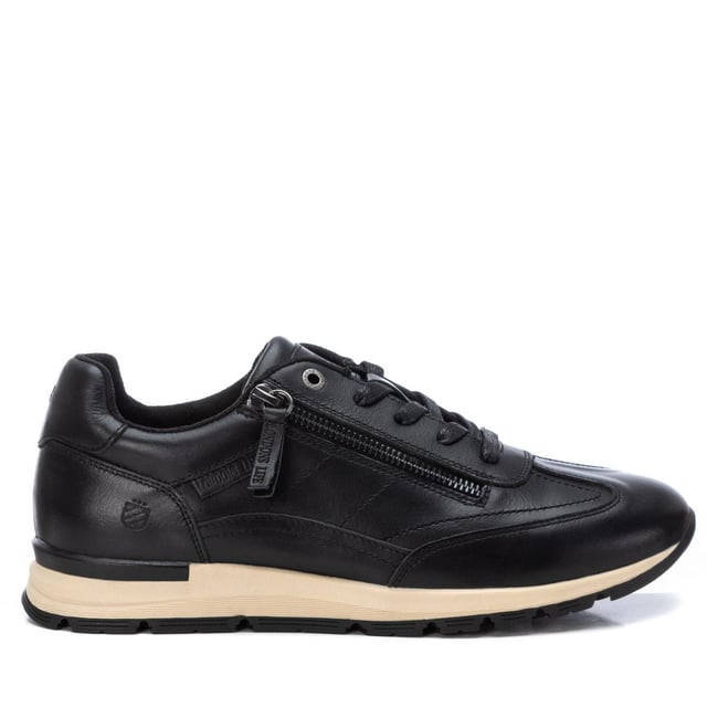 Chaussure Plaine Décontractée Fermeture éclair noir <span itemprop=