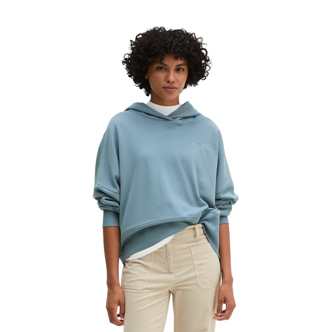 Hoodie relaxed avec du coton recyclé - MARC O'POLO