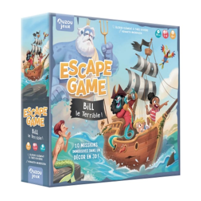 Grands jeux - Escape game - Bill le Terrible multicolore <span itemprop=
