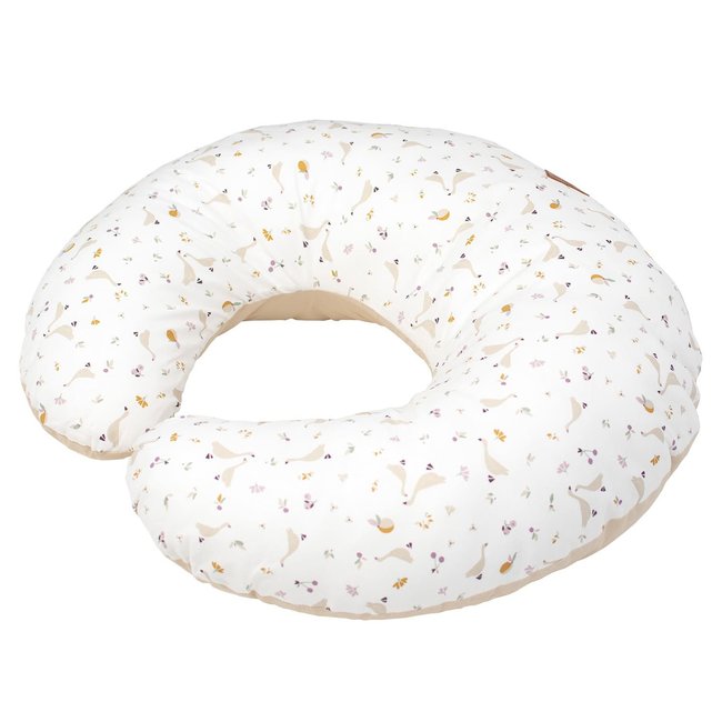 Coussin d'allaitement ergonomique + housse SIDONIA multicolore <span itemprop=