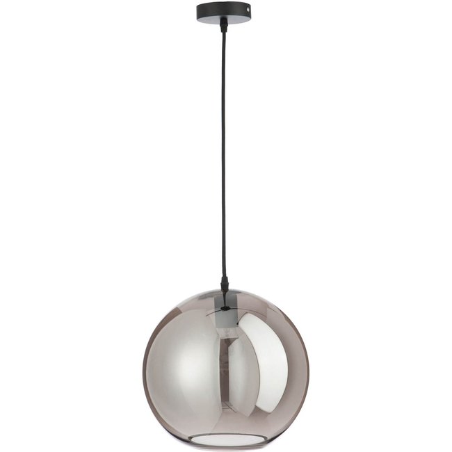 Suspension en verre, boule moderne Betoota Couleur argent <span itemprop=
