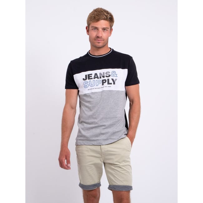 T-shirt Col Rond Pur Coton Nabelo - RITCHIE