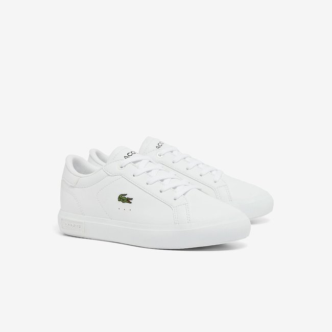 Baskets basses Powercourt blanc <span itemprop=